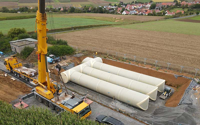 Amiblu GFK-Trinkwasserbehälter Gramschatz, DE