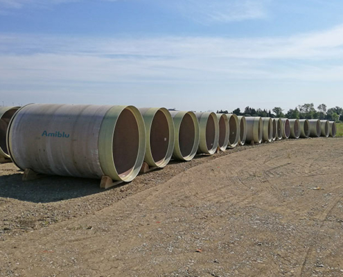 Amiblu GRP jacking pipes for water network expansion in Zagreb, Croatia