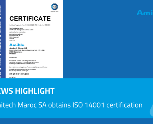 Amitech Maroc obtains ISO 14001 certification