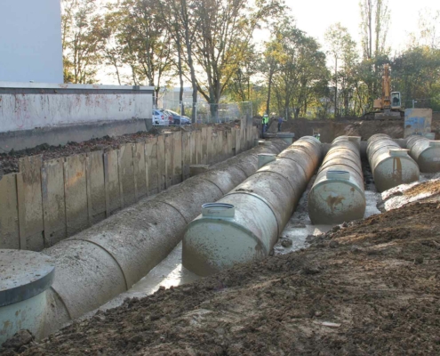 Amiblu GFK-Stauraumsystem in Mülheim an der Ruhr, DE