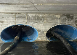 Amiblu NC Line twin pipeline for culvert strengthening of Bradford Beck in UK