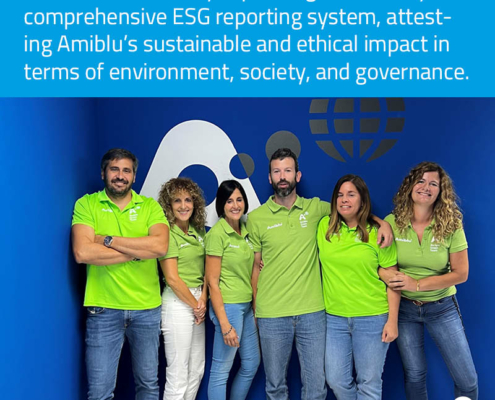 Comprehensive ESG reporting at Amiblu showing our Green Team