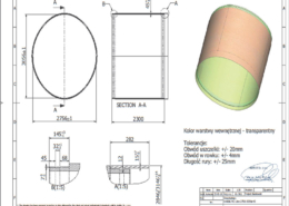 drawing Amiblu NC Line pipe for Burakowski collector