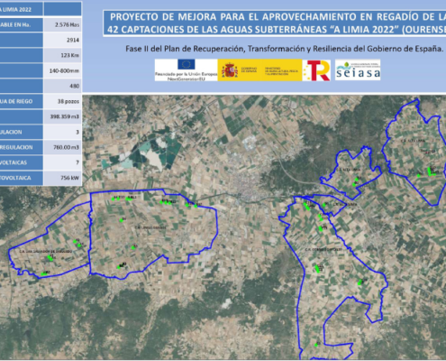 Amiblu se adjudica el suministro para el proyecto de modernización de regadío de Nova Limia