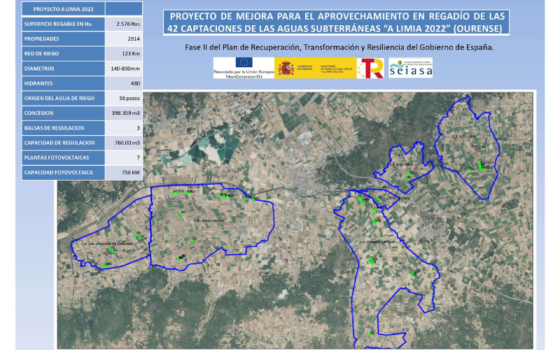 Amiblu se adjudica el suministro para el proyecto de modernización de regadío de Nova Limia