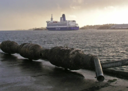 GRP diffuser of Enga outfall was brought ashore after 33 years