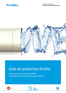 folleto Guía de productos Amiblu, portada