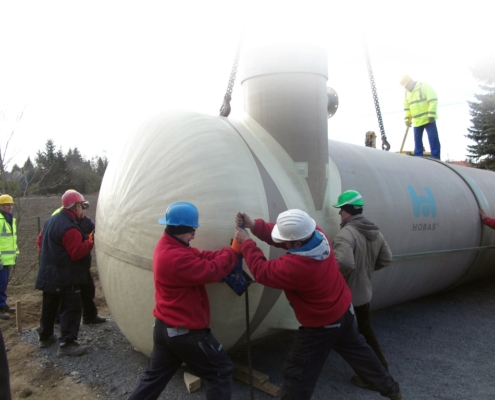 HOBAS Potable Water Tank in Hungary
