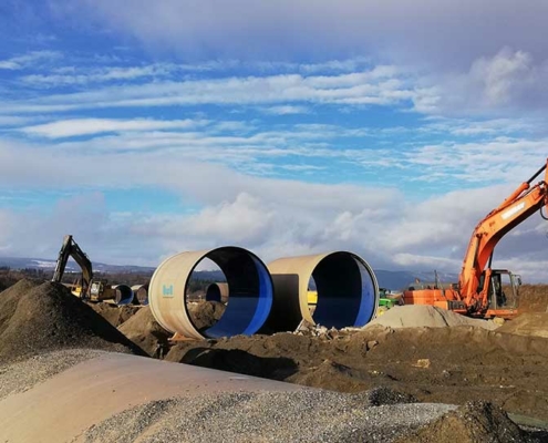 Hobas PU Line pipes for Roztoki Bystrzyckie Reservoir, Poland