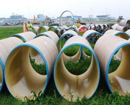 GRP Pipes for Renovating Airport Drainage System at Schiphol International Airport