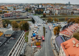 Microtunneling of Amiblu Hobas jacking pipes in the city center of Vilnius