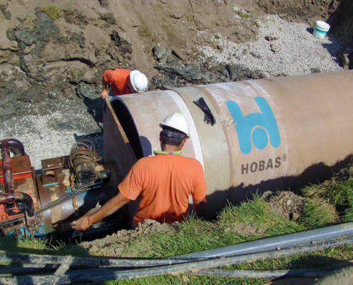 Hobas Storm Drain Line Relining in Michigan